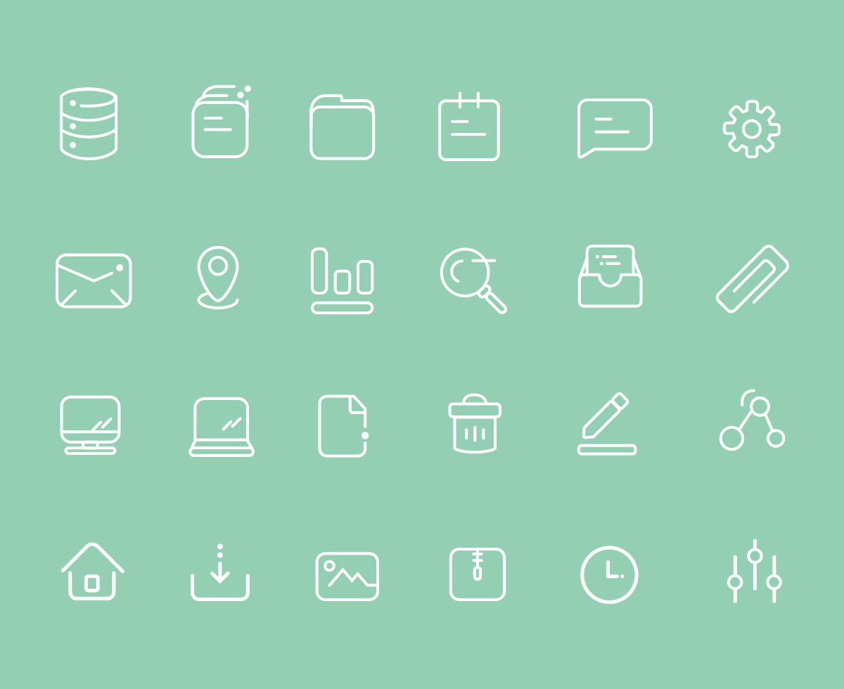 24 User Interface Icons