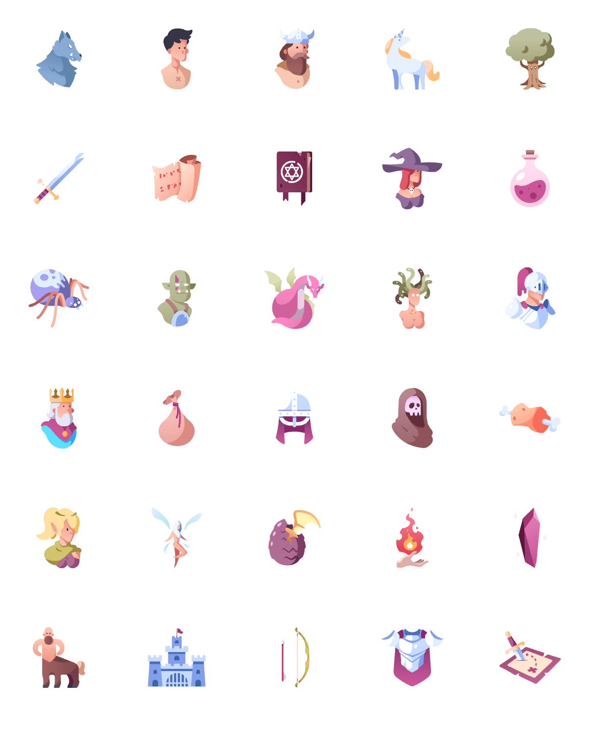 Fantasy and Role-Play Game Icons