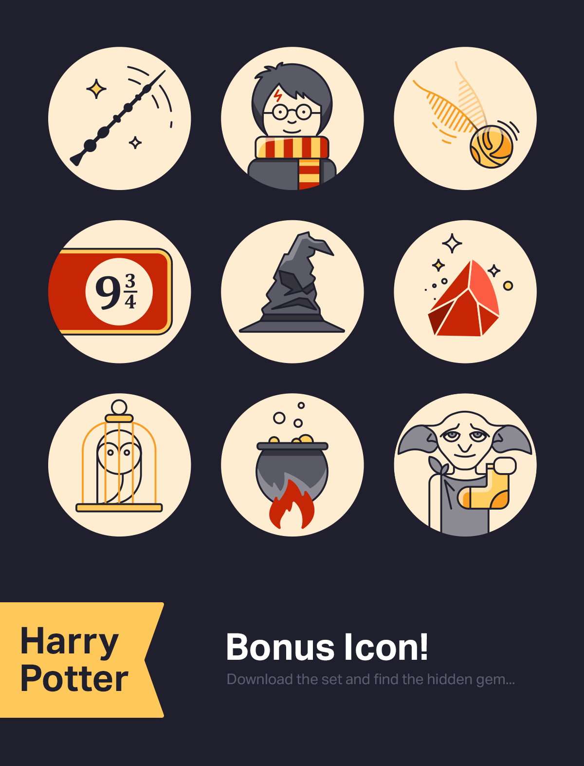 Harry Potters Icons