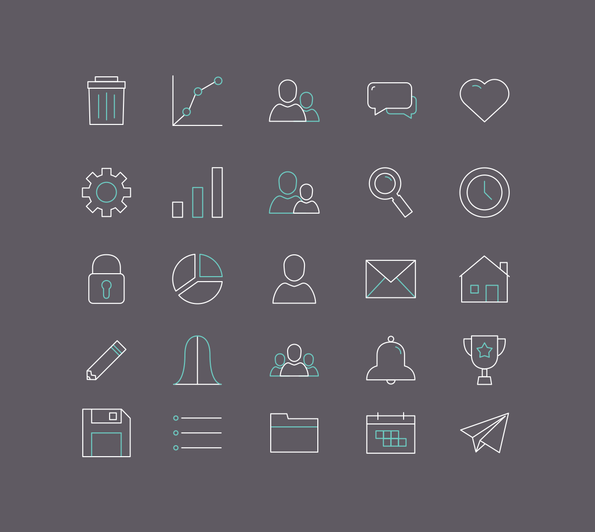 Minimal Line Icons