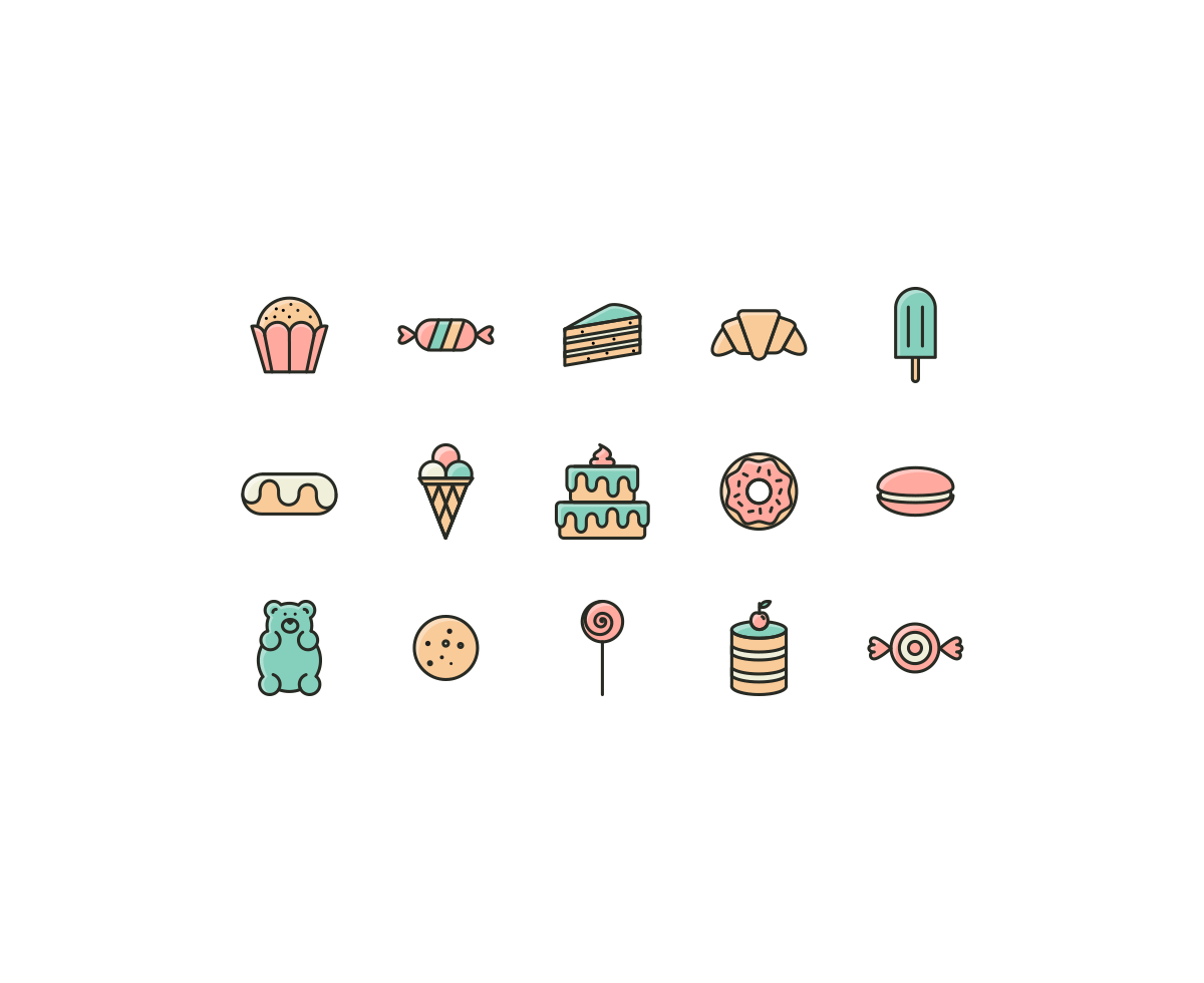 Sweets Icon Pack