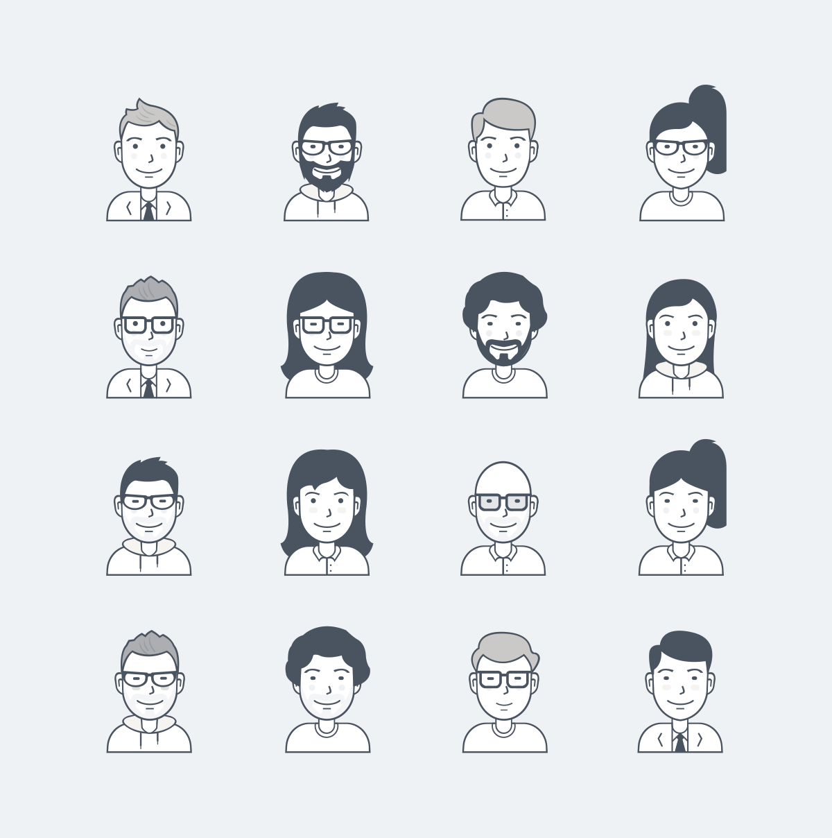 Users Insights Free Icon Pack