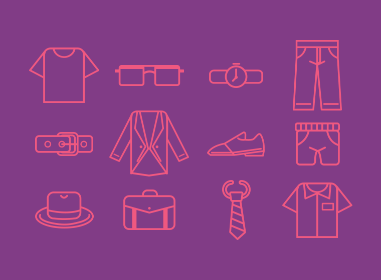 Fashion/Boutique Line Icons