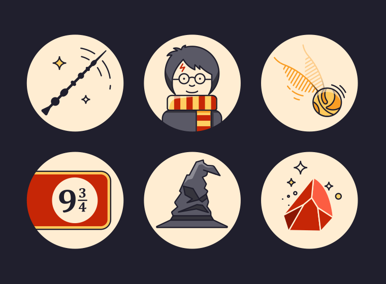Harry Potters Icons