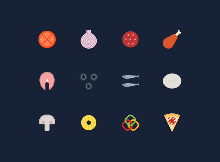 Pizza Icons