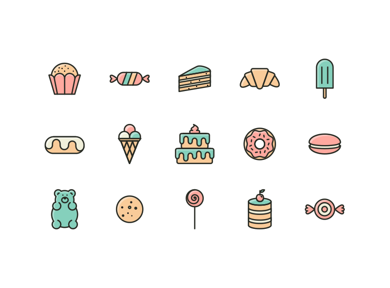 Sweets Icon Pack